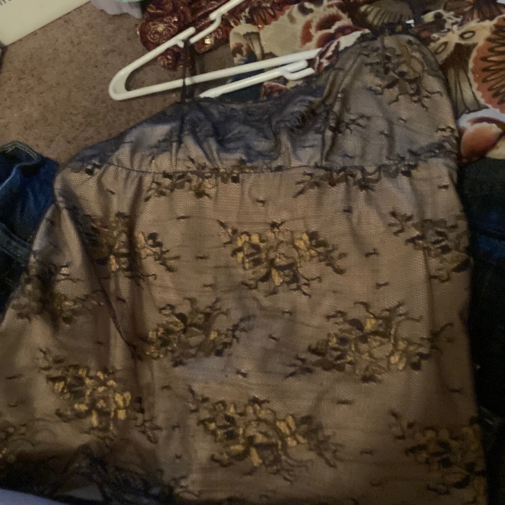 Vintage strapless top